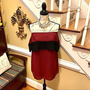 South Carolina Gamecocks game day off shoulder mini dress